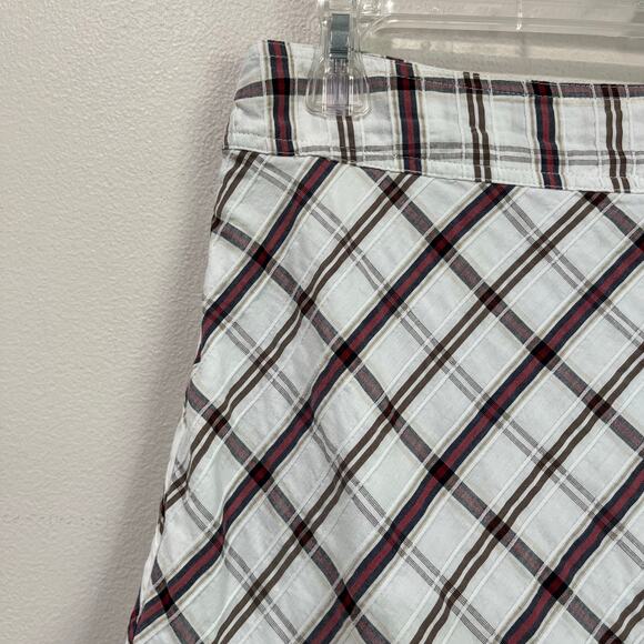 Veronica Beard Plaid Memphis Ruffle Mini Skirt Size 8 - Picture 11 of 11